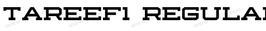 Tareef1 Regular字体转换